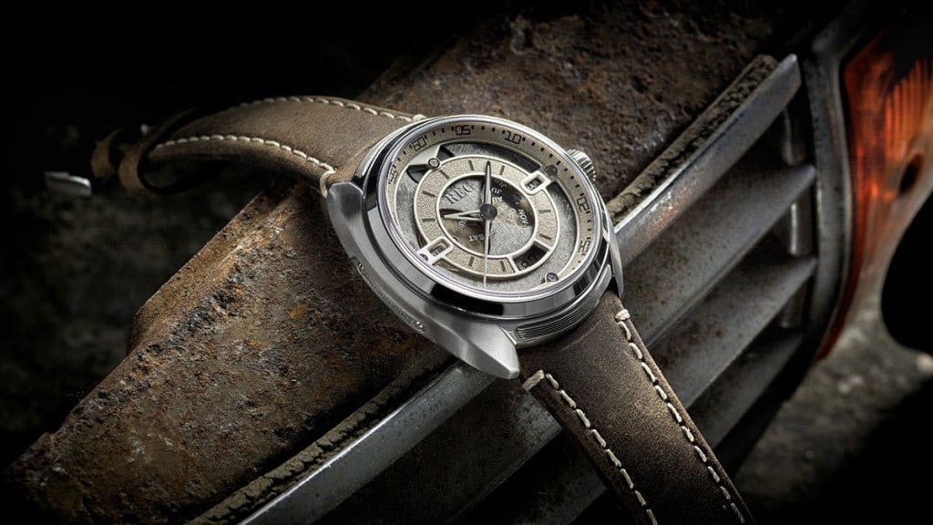 Close-up of a luxury handcrafted watch with intricate detailing
