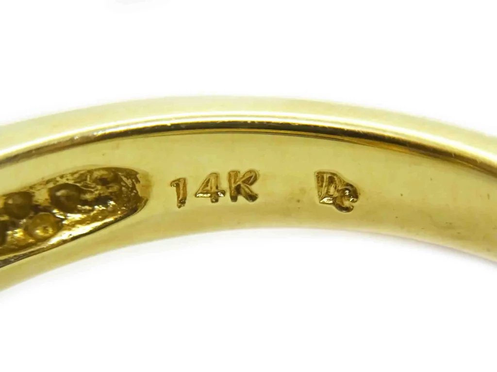 14 karat gold price per gram display at ideal jewelry and loan pawn shop Brockton